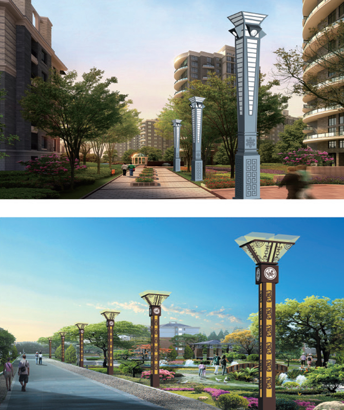 JGD-008/JGD-009 Luz da paisagem decorativa