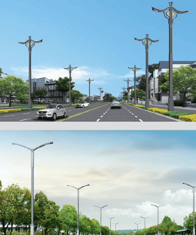 DL-LED-014/DL-LED-015 Luzes de rua LED de alta potência