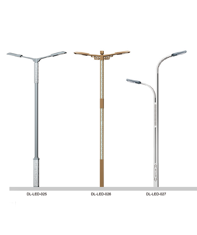 DL-LED-025/DL-LED-026/DL-LED-027 Luzes de rua LED de alta potência