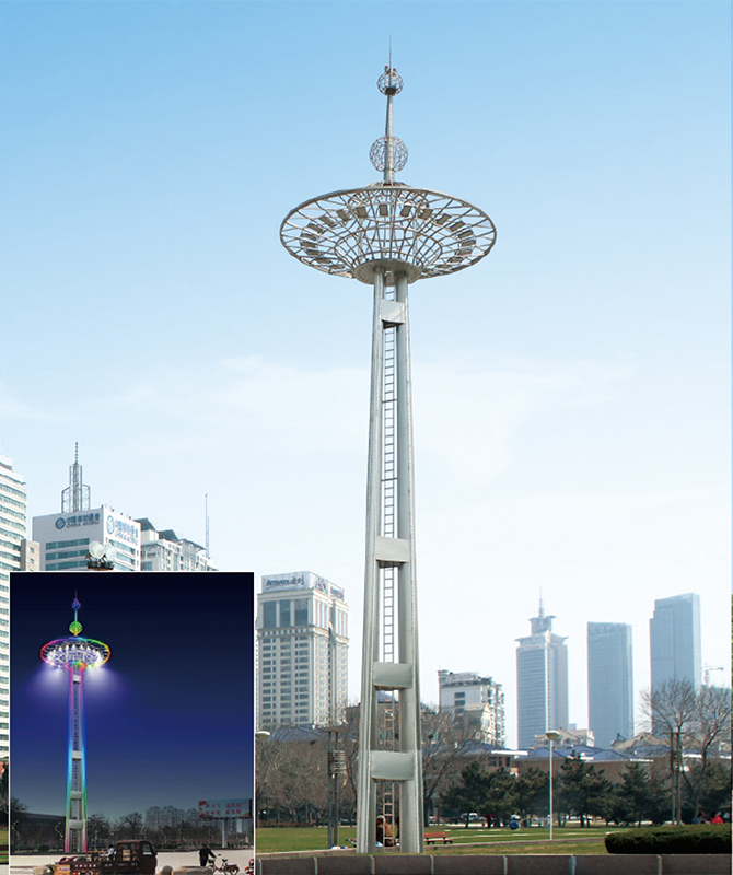 LD-GG-0005 Lâmpada de rua com alto pole