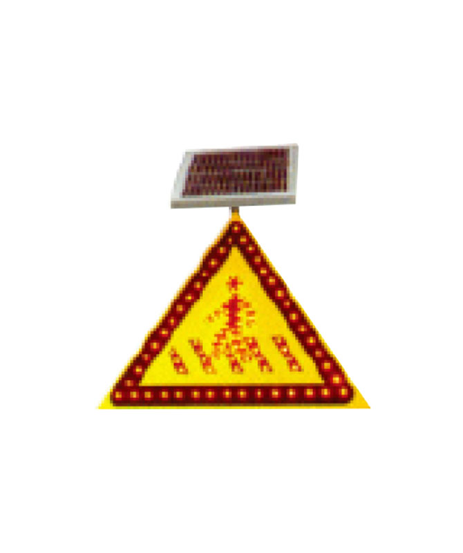 SY-6B Luz de sinal piscando amarelo solar
